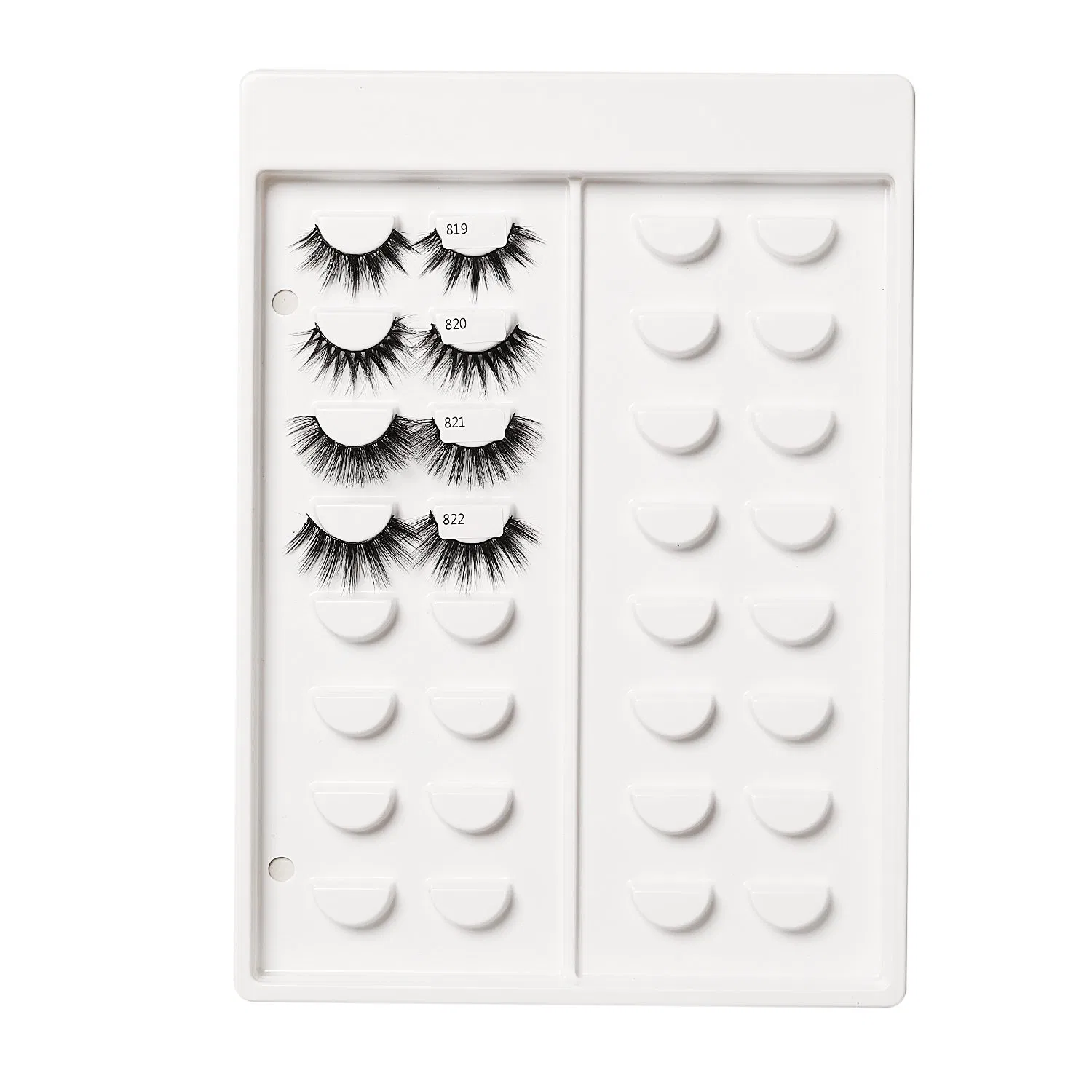 Super Soft Wispy Lashes Faux Mink Lashes False Human Hair Effect Black Cotton Band Human Hair Eyelashes