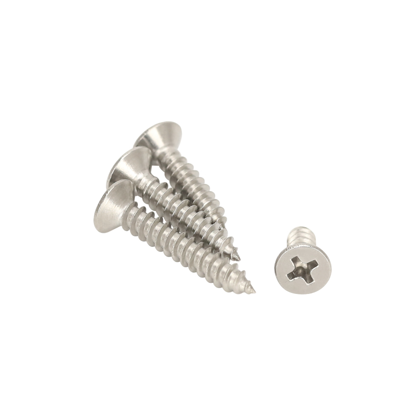 Heavy-Duty Flat Head Sheet Metal Screws with Hex Flange