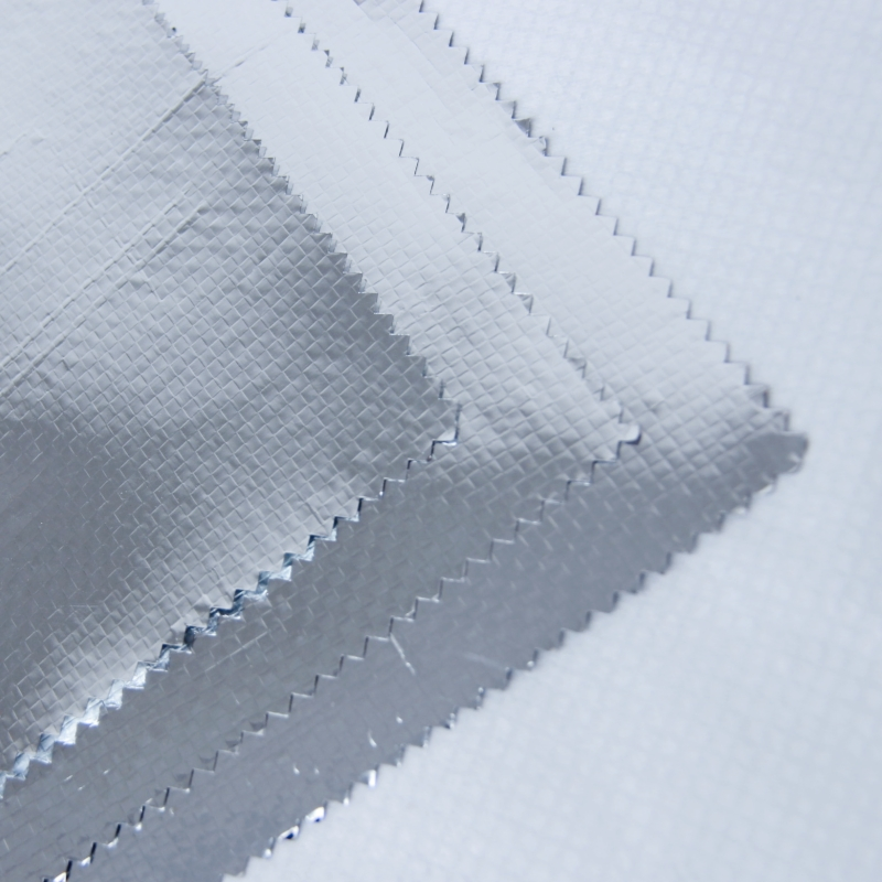 Aluminum Foil Insulation Woven Fabric Woven Foil