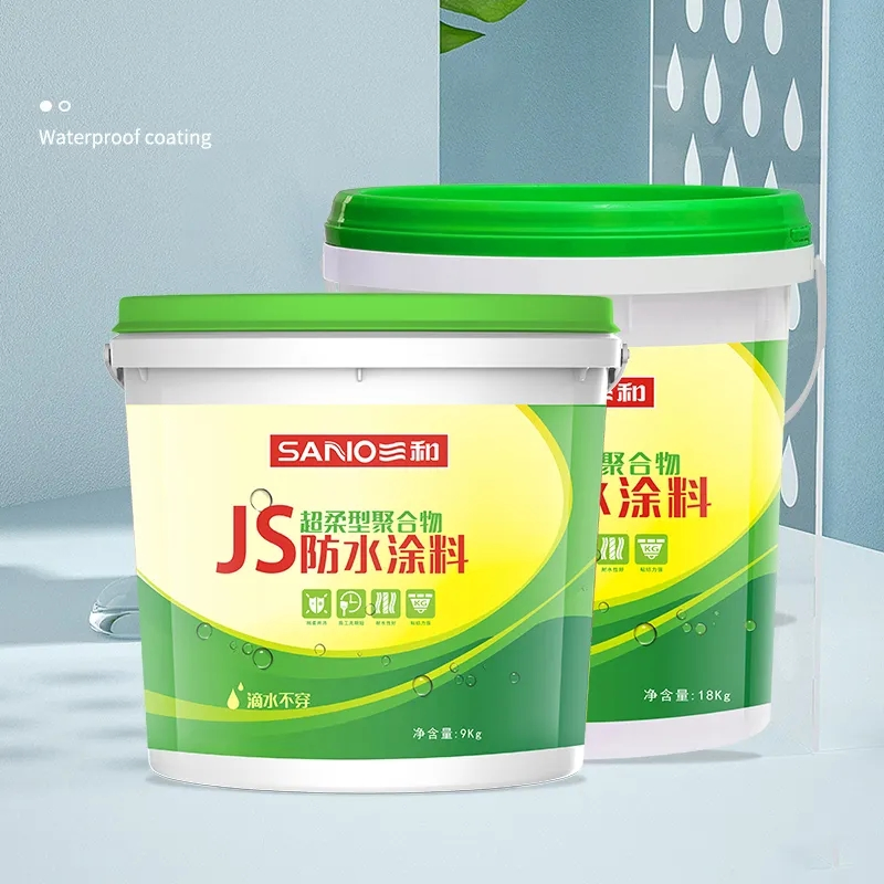 Waterproofing Super Flexible Polymer Waterproof Paste Water-Based Formula