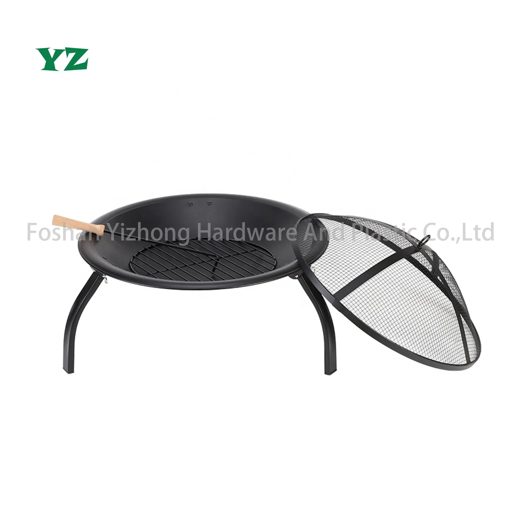 Складной мангал-гриль с ножками, 22 дюйма