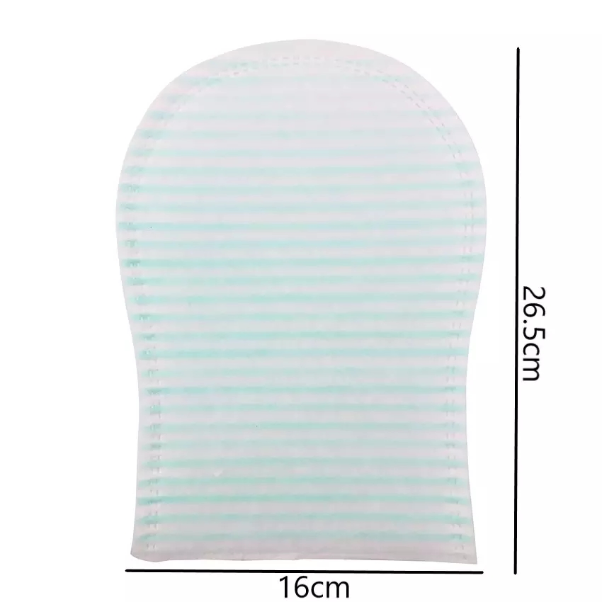 Extremely Soft Disposable Washing Non -Woven Hand Covers Washing Glove for Patient