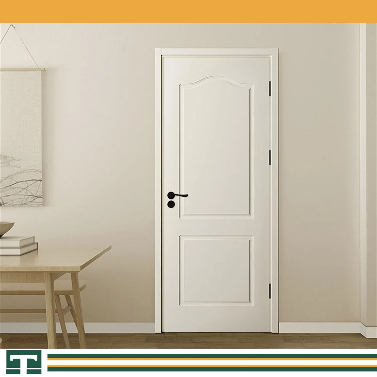 Modern Interior Room Main Wooden Solid Wood Security WPC PVC Soundproof Pocket Sliding Entrance Free Painting Turkish Bedroom Hospital Hotel House Pine Door