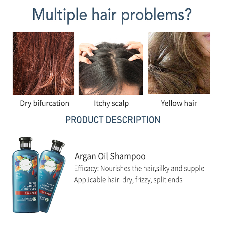 Private Label Natural Herbal Keratin Organic Argan Oil Bulk Hair Shampoo