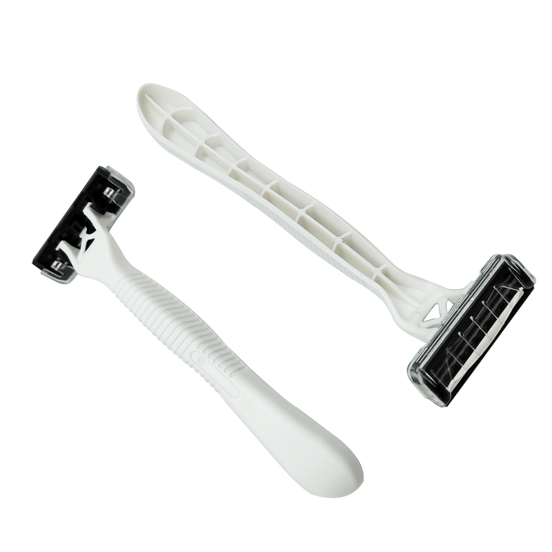 OEM Plastic Men Face Shaving Twin Blade Razors Disposable Razor