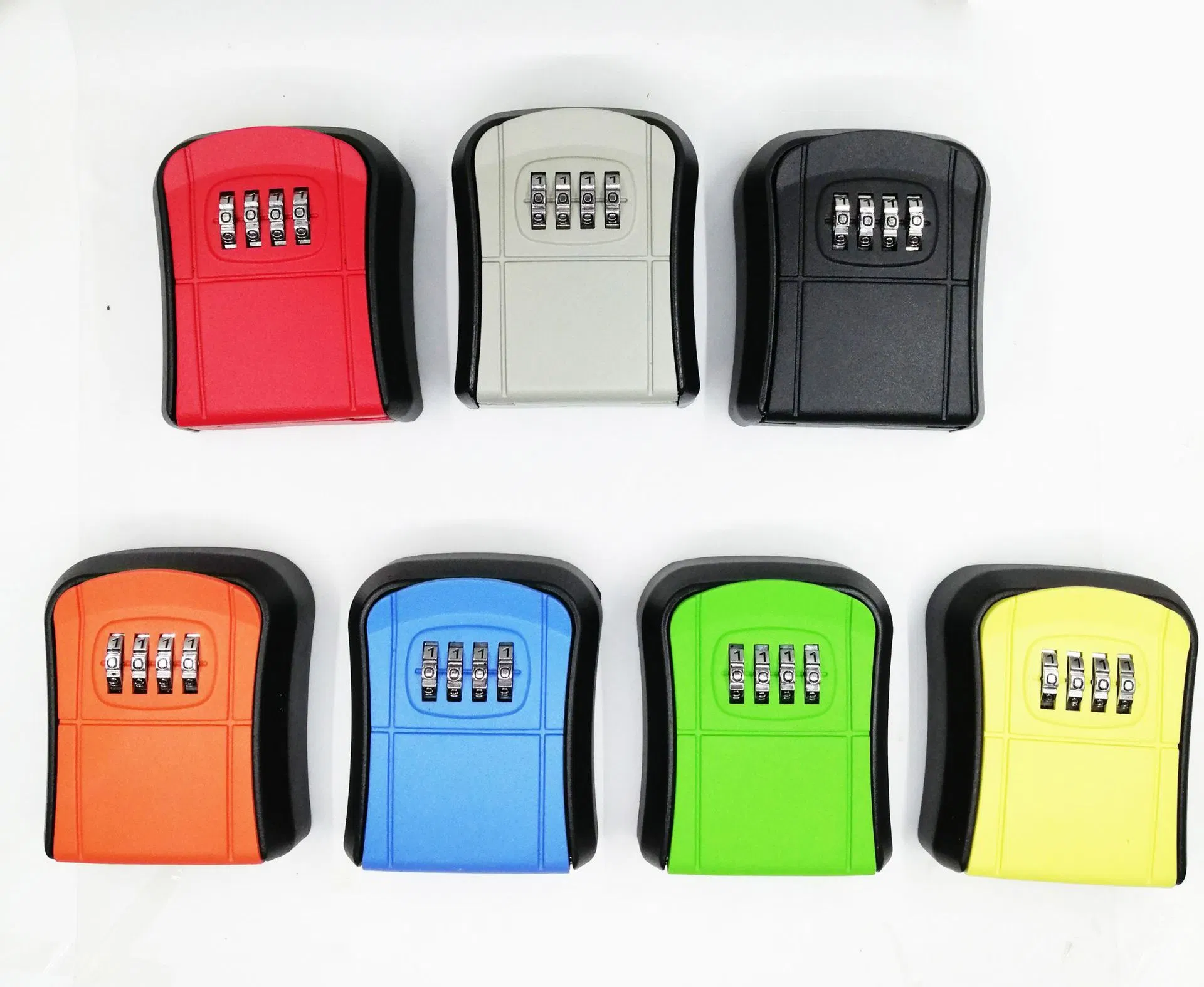 Yh2092 Custom 4 Digital Wall Mount Lock Box Combination Key Safe Storage Lock Box