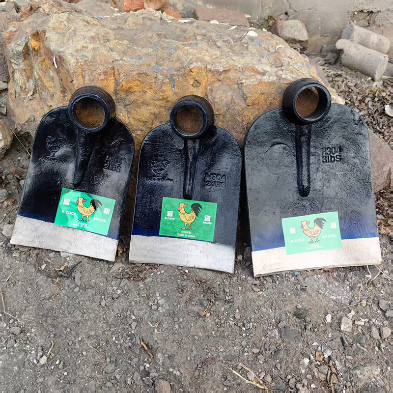 Factory Customized Forged Rail Steel Garden Hoe Farming Tool Weeding Hoe Head