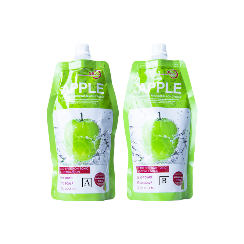 OEM No Ammonia No Stain Skin Apple Hair Color Dye Cream