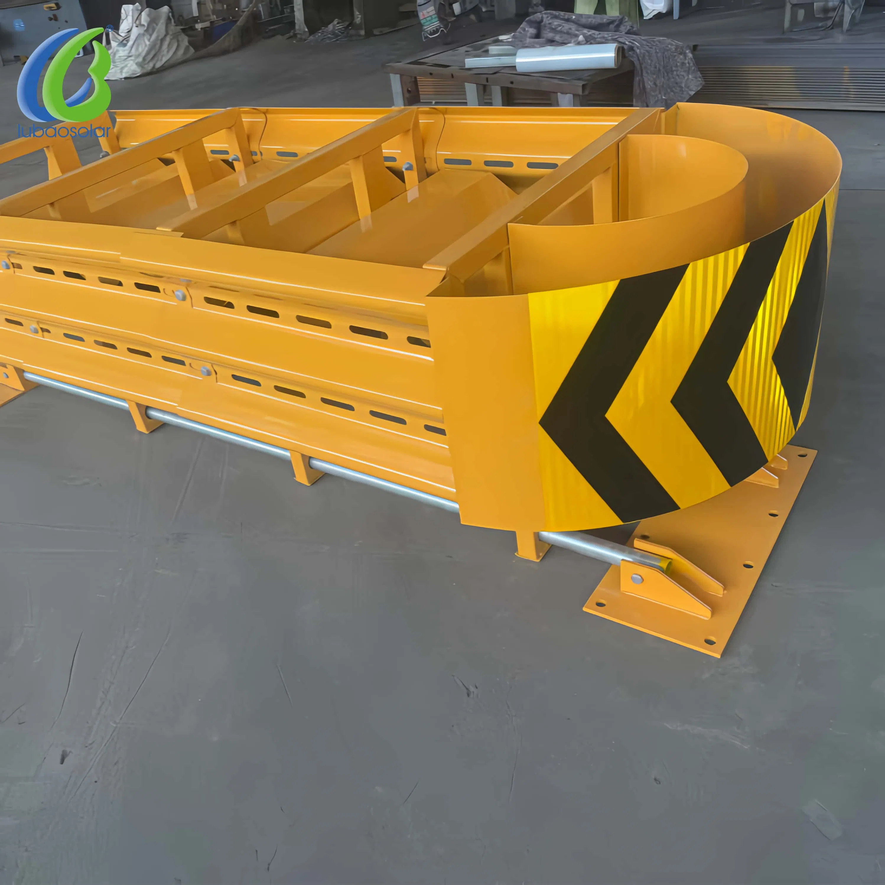 Highway Safety Energy Absorbing Metal Barrier System Crash Attenuator