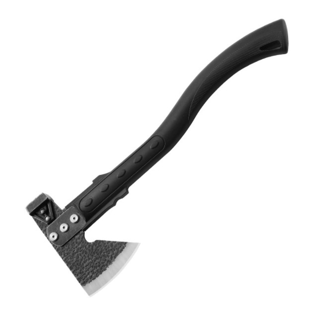 Black Outdoor Camping Survival Hammer Hatchet Axe Hand-Tools with Nylon Sheath