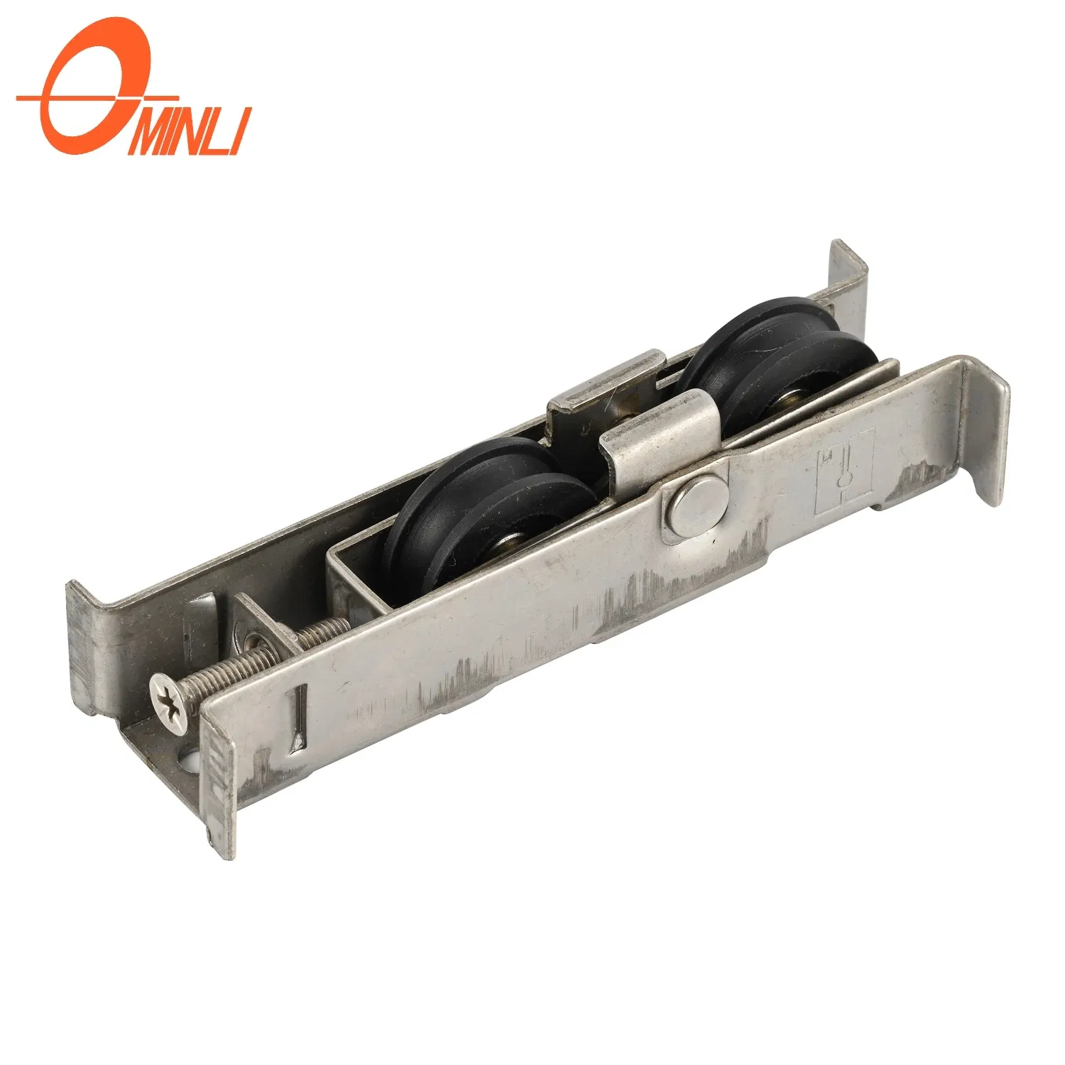 Versatile Adjustable Double Wheel Punching Bracket Sliding Window Door Wheel Hardware
