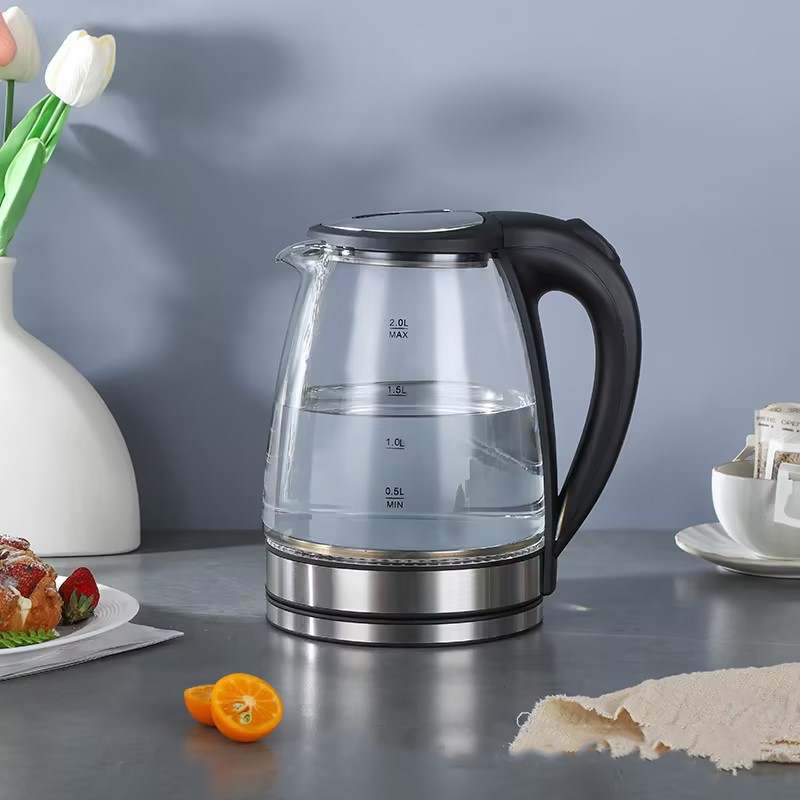 Home Appliance OEM Glass Electric Water Kettle 1.8L Fast Boiling