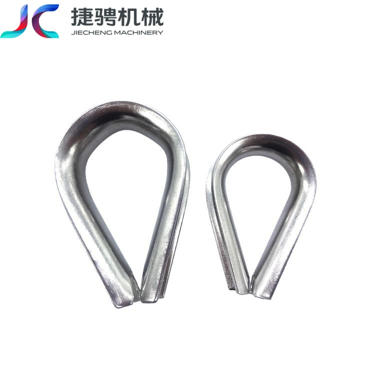 [Chicken Heart Ring] Steel Wire Rope Fastening Accessories, Steel Thimbles for Fibre/Ropes