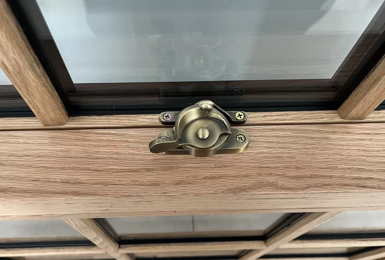 Penjoy Building Timber Single Wooden Sash Wood Hung Window Solid Wooden Windows