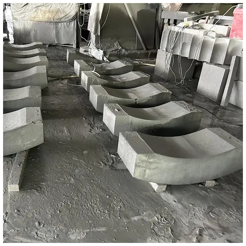 Tumbled Hainan Black Basalt Landscape Curbstone