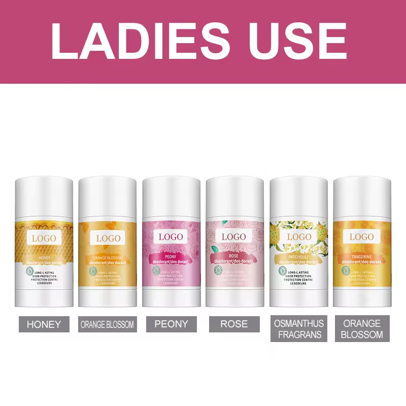 Private Label Wholesale Organic Unisex Body Deodorant Antiperspirant 48 Hours Protection Underarm Solid Deodorant Stick