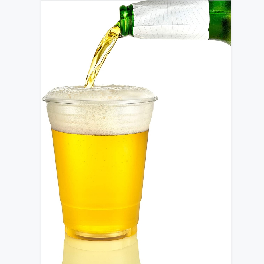 Disposable 90 98mm Diameter Pet Cup for Cold Beverages Food Grade