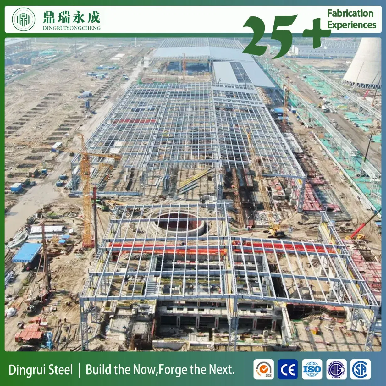 Premium Light Steel Structure Fabrication, Standardized Industrial Construction Workshop, Stable Steel Building, with Precision Craft, Durable Material