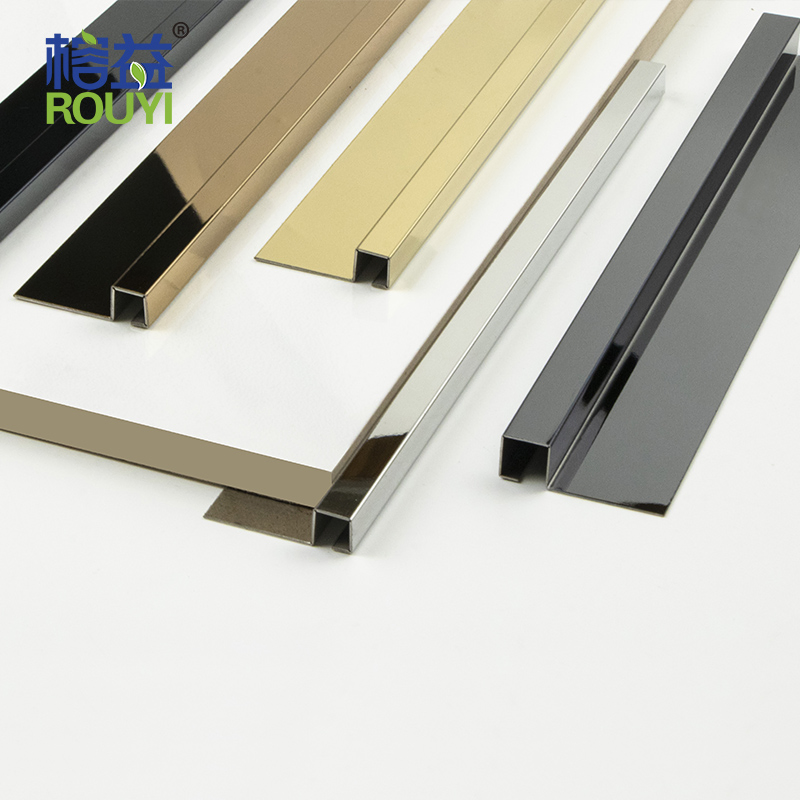Factory Customized Ceramic Wall Panel Corner Edge Aluminum Tile Trim