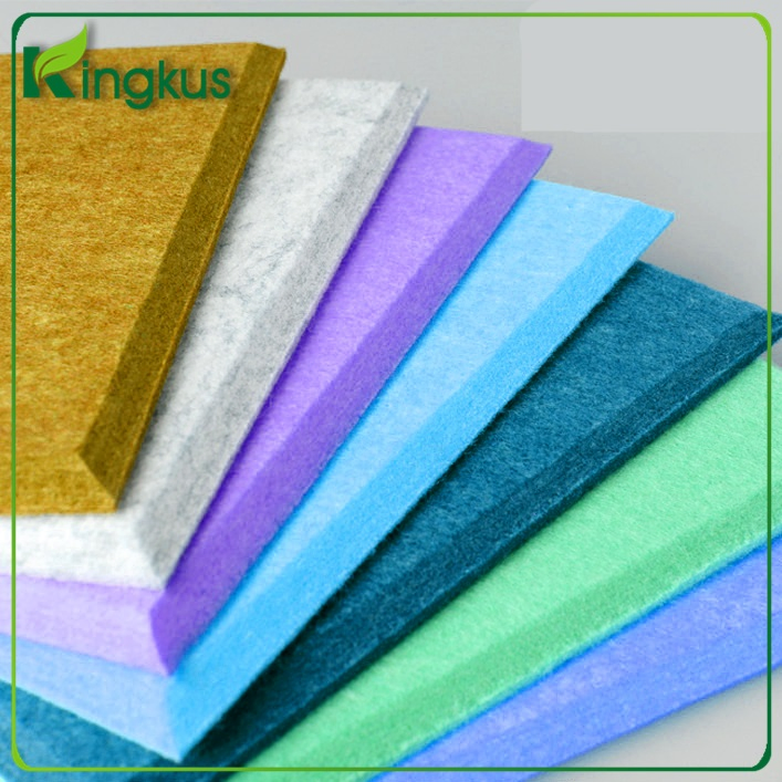 Suspended Pet Fiber Polyester Acoustic Panel Ceiling Tile