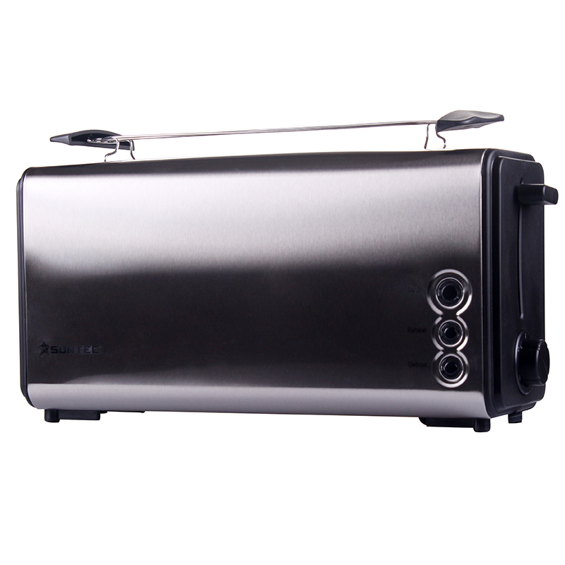 Tenfly Factory Custom 2 Slice Single Slot Toaster Plastic Shell Bread Toaster