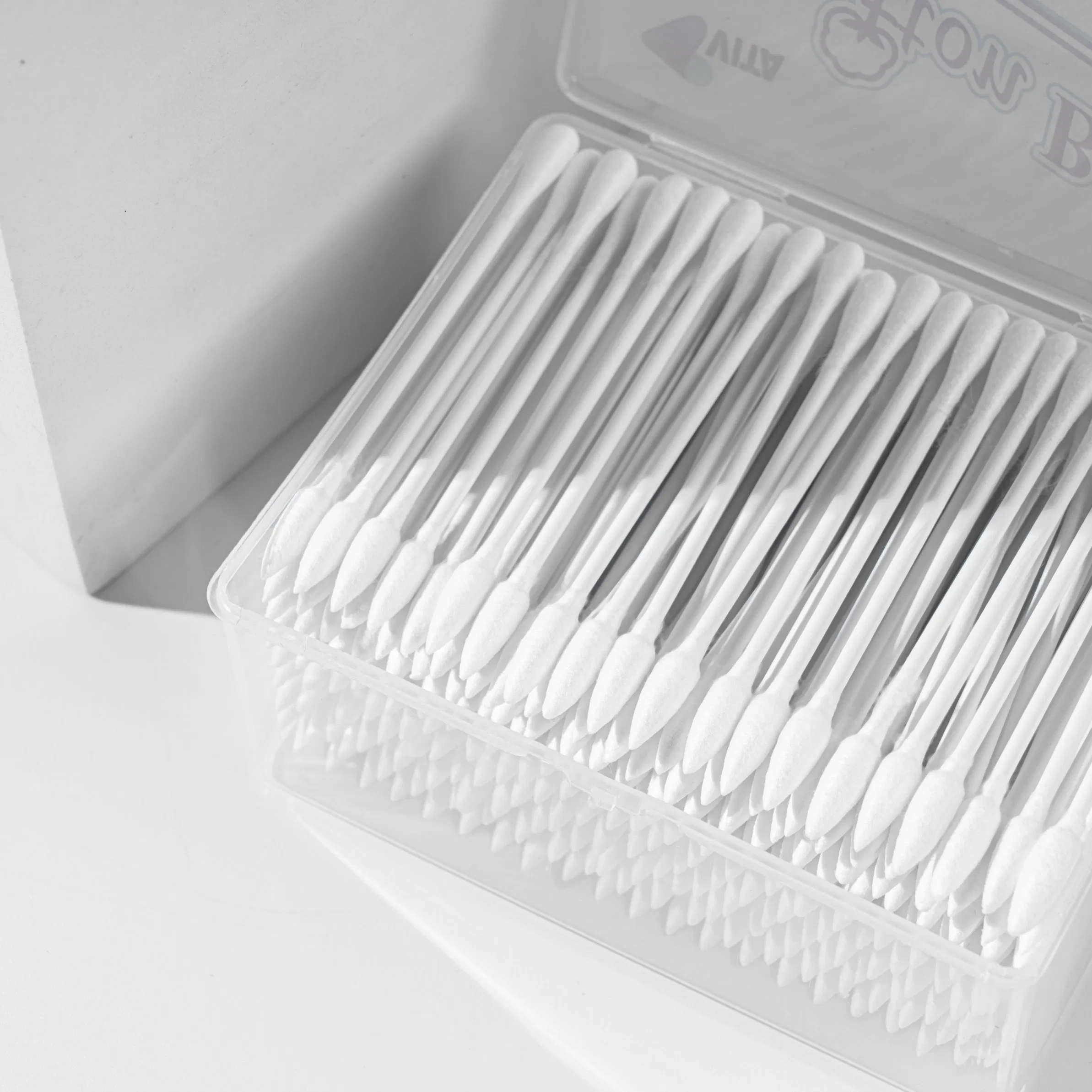 200 PCS Soft Paper Cotton Buds for Makeup and Hygiene