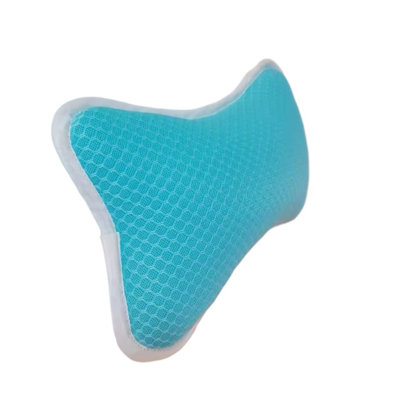 2024 Hot Selling Bone-Shaped 3D Air Mesh Quick-Drying Suction Cup Bathroom Pillow