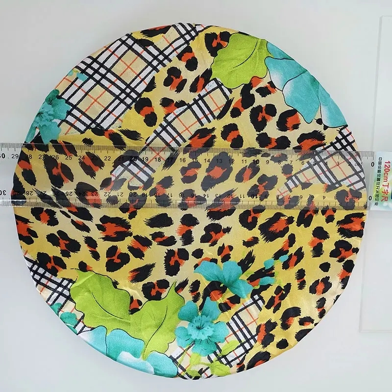 Luxury Printing Shower Caps Low MOQ Elastic Double Layer