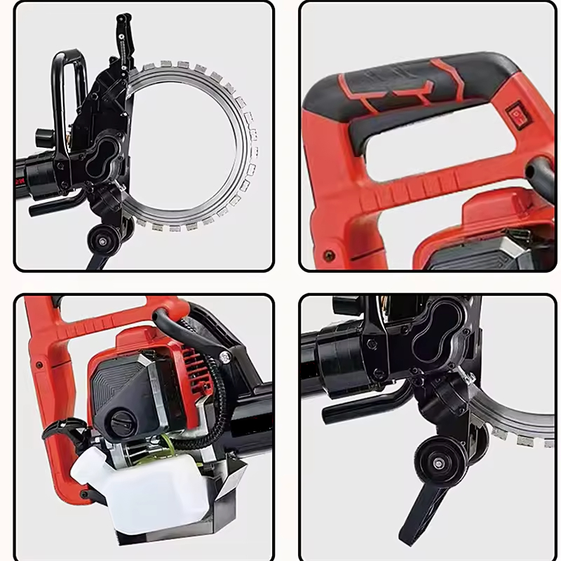 Glgw Gasoline Ring Saw Petrol Concrete Cutter Machine for Brick Cement Wall Cutting