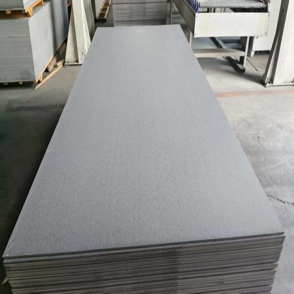 Wholesale Modern Light Grey Fiber Cement Panel Asbestos-Free Reinforced Calcium Silicate Board Wall Ceiling Floor Board