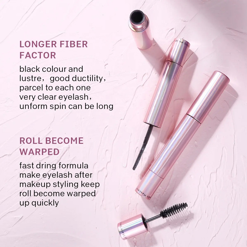 Ditong Custom No Logo Thick Curling Mascara 4D Silk Fiber Waterproof No Smudge Private Label Mascara