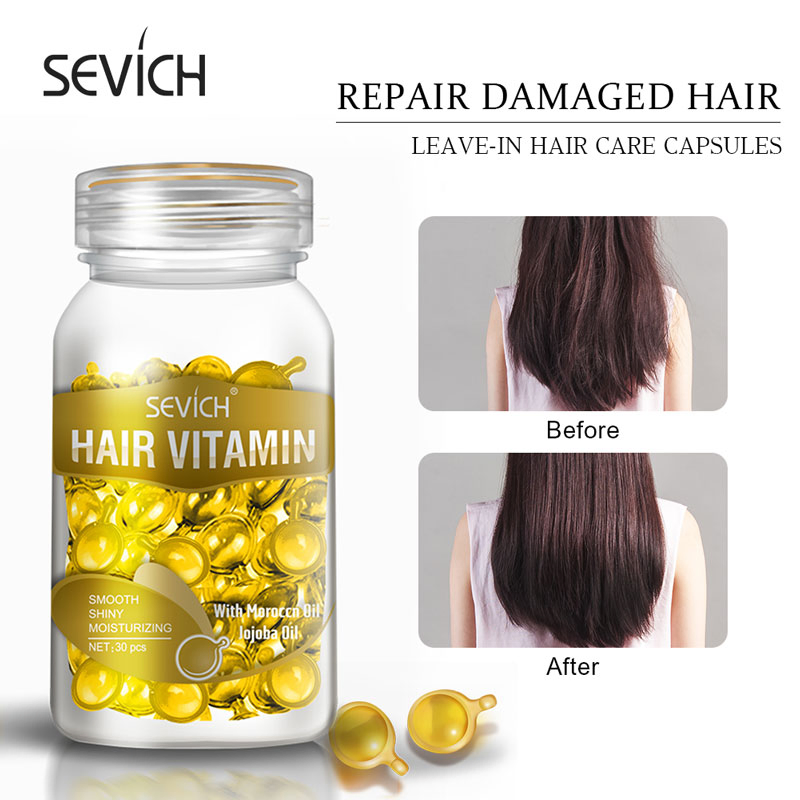 Hair Vitamins Repair Growth Oil Moisturizing Treatment Capsule Hair Serum Oil Capsules