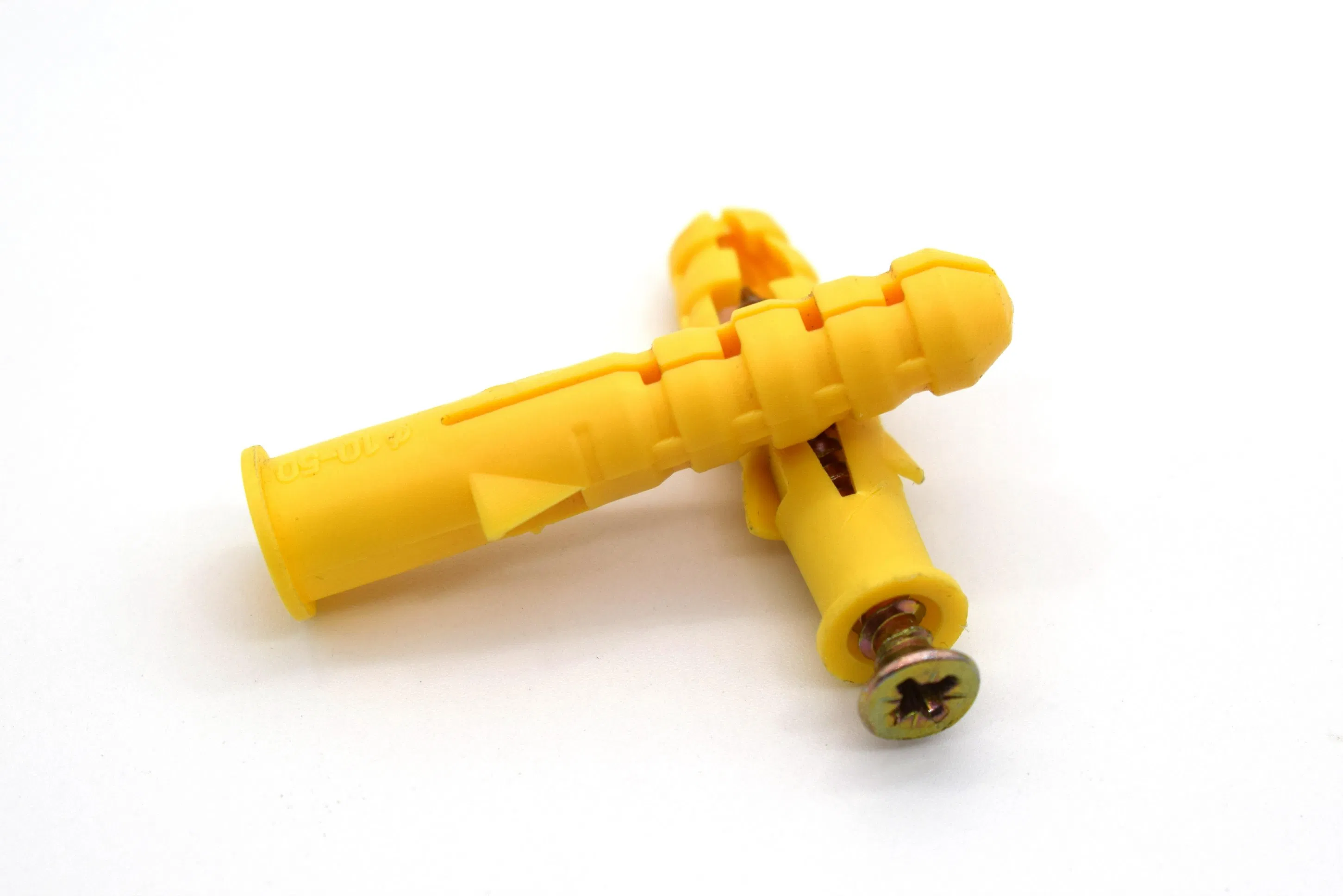 Саморез с пластиковой дюбель-гильзой, сталь, оцинкованный