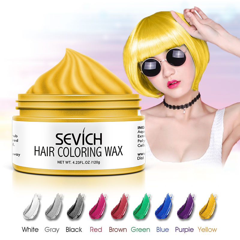 Private Label Temporary Hair Color Wax Professional Hair Dye for Men Women