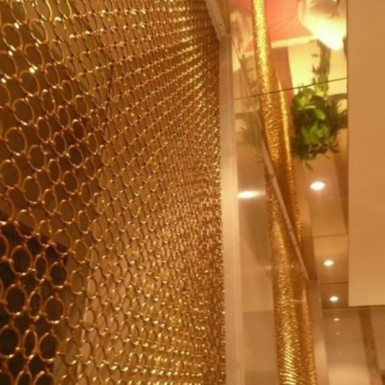 Decorative Chain Mail Ring Mesh Metal Curtain