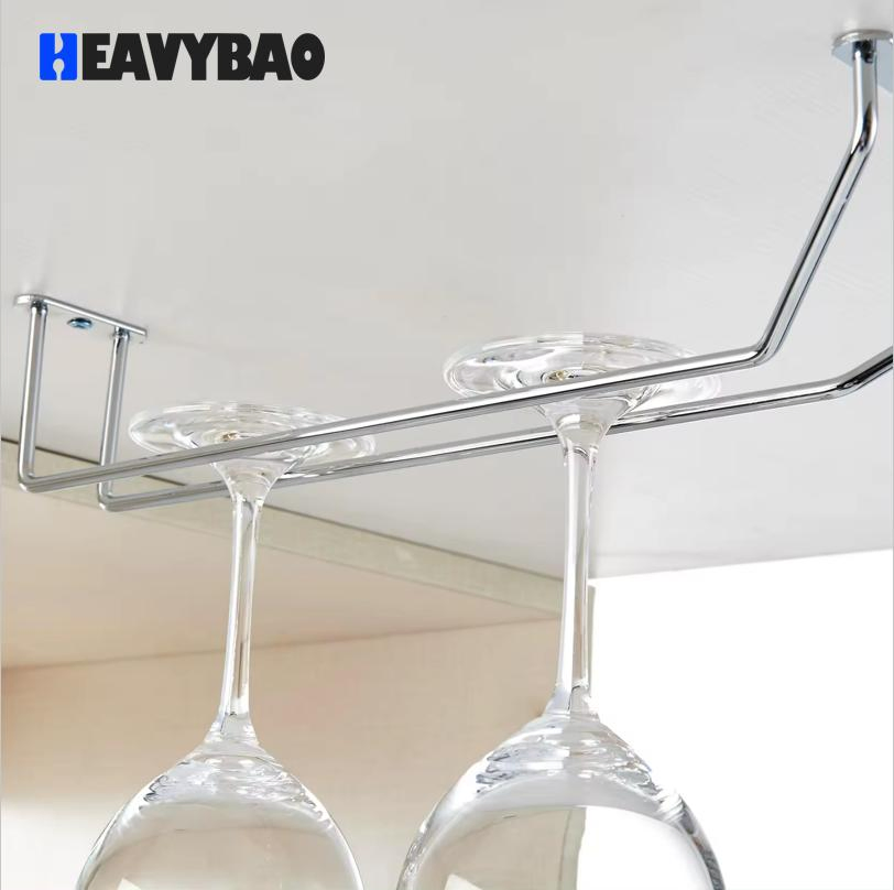 Heavybao Inverted Holder for Wine Stemware Glass Bottle Goblet Quality Cup Rack