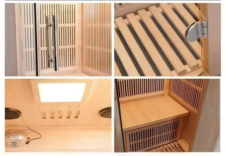 Инфракрасная сауна на 4 персоны из массива дерева