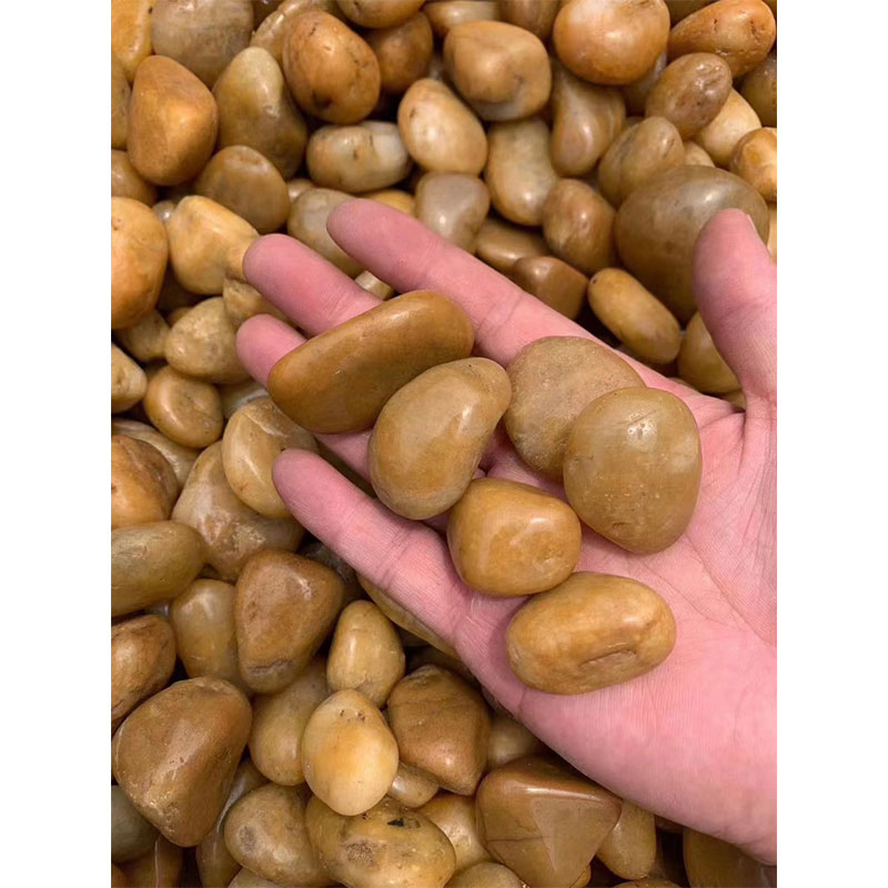 Garden Landscaping Polished River Rock Beach Pebble Yard Decoration Stone in Muti Colors Price