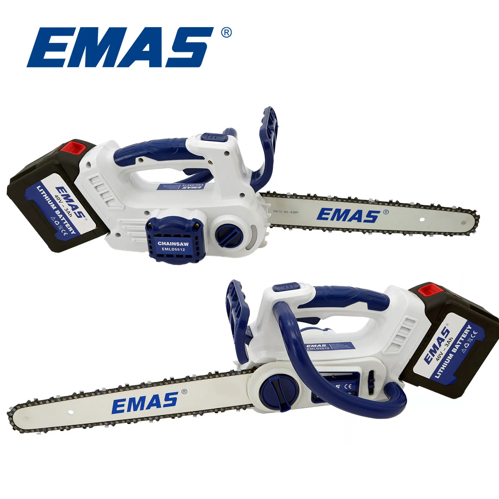 Emas 40V Cordless 12-Inch Lithium Battery Power Mini Chainsaw Electric Tree Branch Wood Pruning Tool for Garden