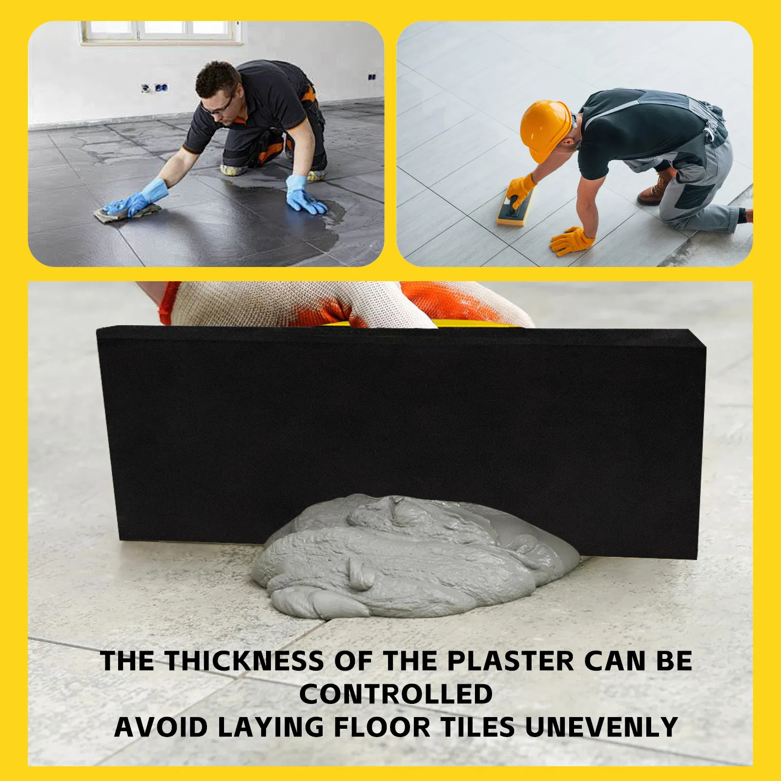 Floor Tile Plastering Scraper: Efficient Gap Filling for Construction & Decoration