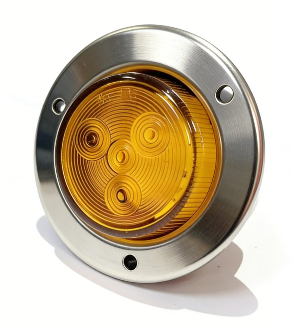 Круглые боковые габаритные фонари 2 дюйма для трейлеров