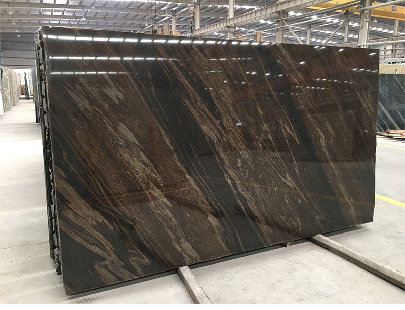 Natural Polished Quicksand Brown Marble Slab for Coutertop Wall Floor Decoration