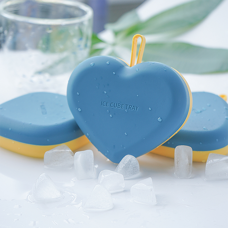 Набор силиконовых форм для льда Love с крышкой