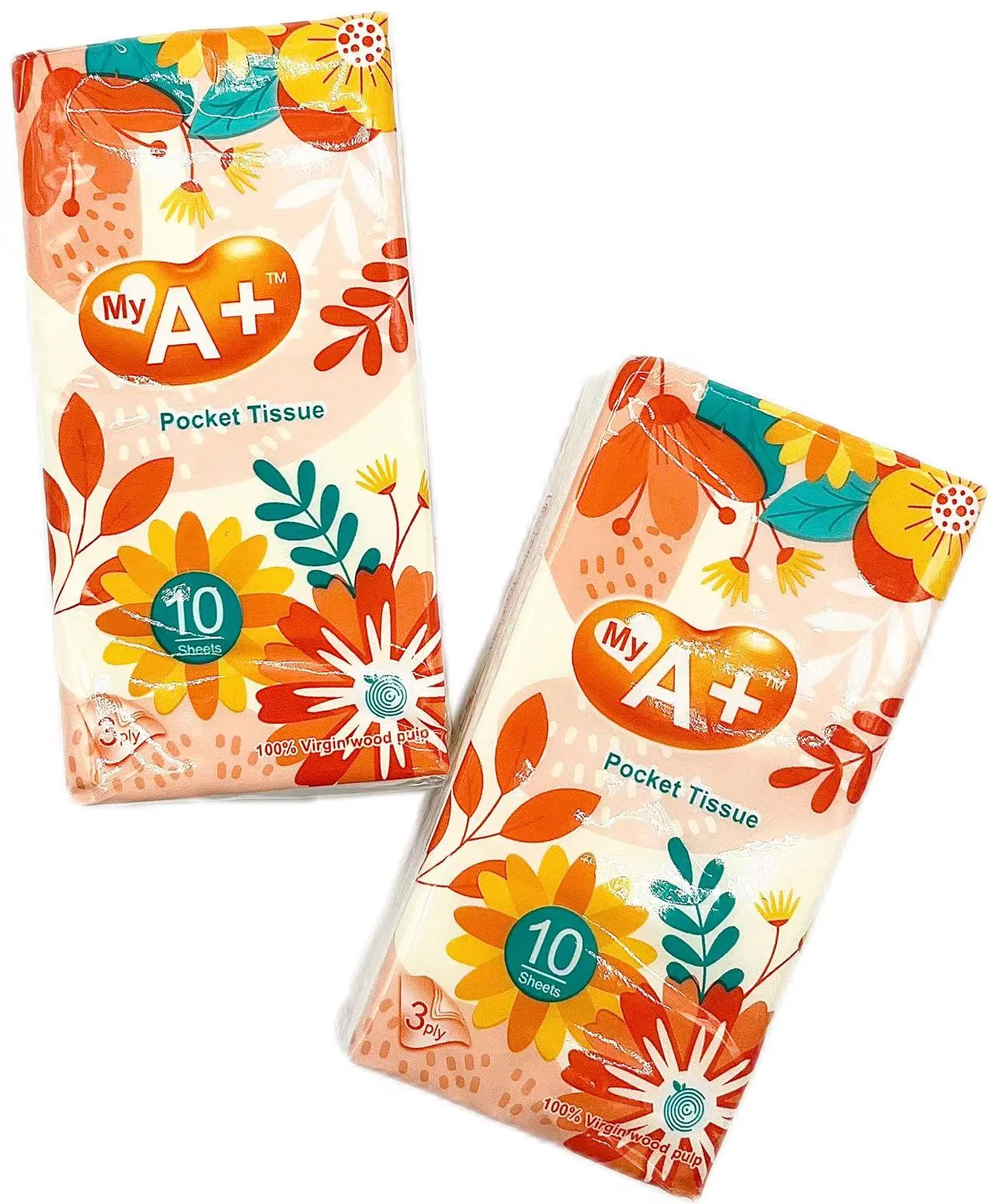 Customized Standard Bulk Facial Handkerchief Pocket Tissue Paper Mini Pocket Tissue Pack