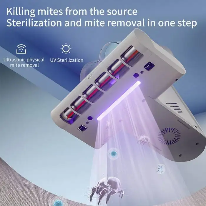 Electric Dust Mite Control Vacuum with Low Noise and UV Light