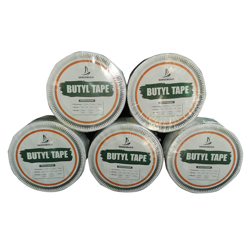 Reinforced One Side Aluminum Foil Self-Adhesive Waterproof Butyl Rubber Type