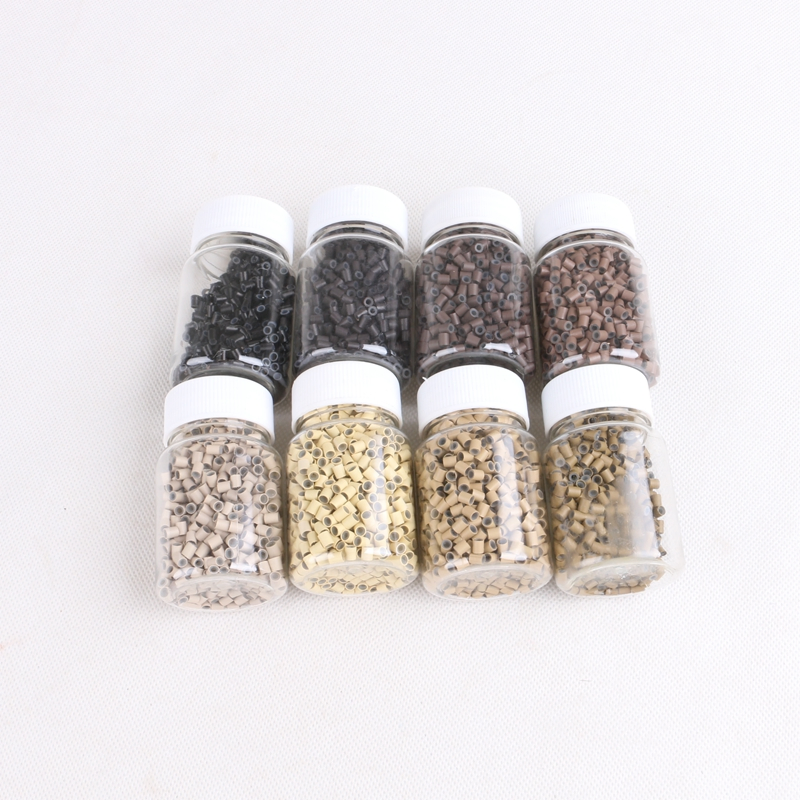 Микротрубки и кольца для наращивания волос 4.0x3.0x4.0 мм