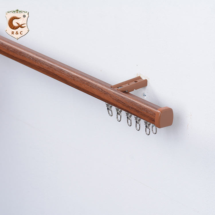 Manufacturer Custom Size Ceiling Mount Window Aluminium Curtain Rail Tracks
