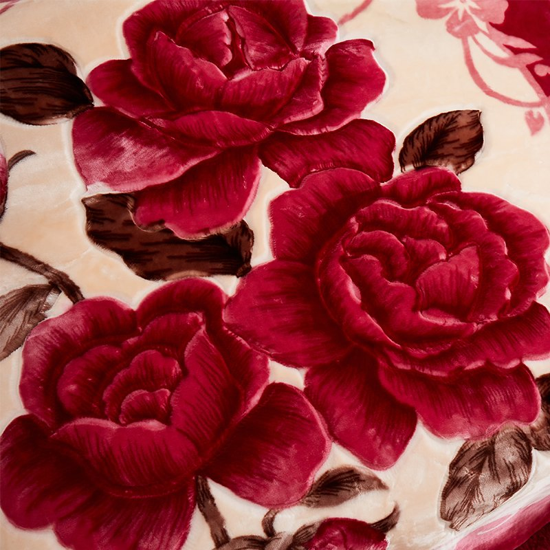 Home Textile Bedding Warm Winter Weighted Raschel Blanket Fleece Blankets