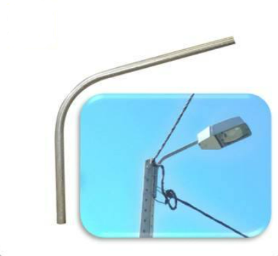 Luminaires Electricity Lamp Pole Steel Support Arm